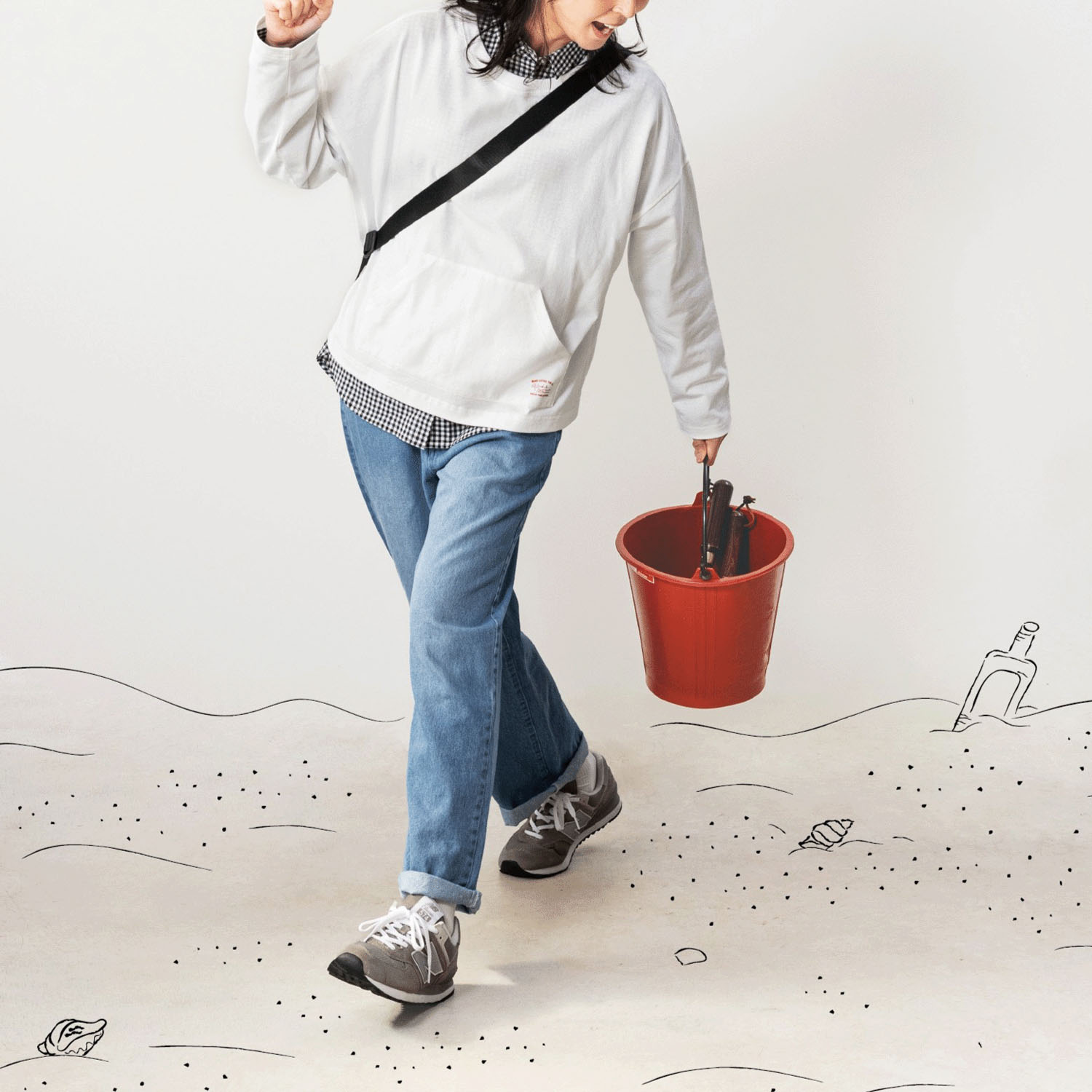 Northern Truck ワークポケットワイドプルオーバー - 画像4