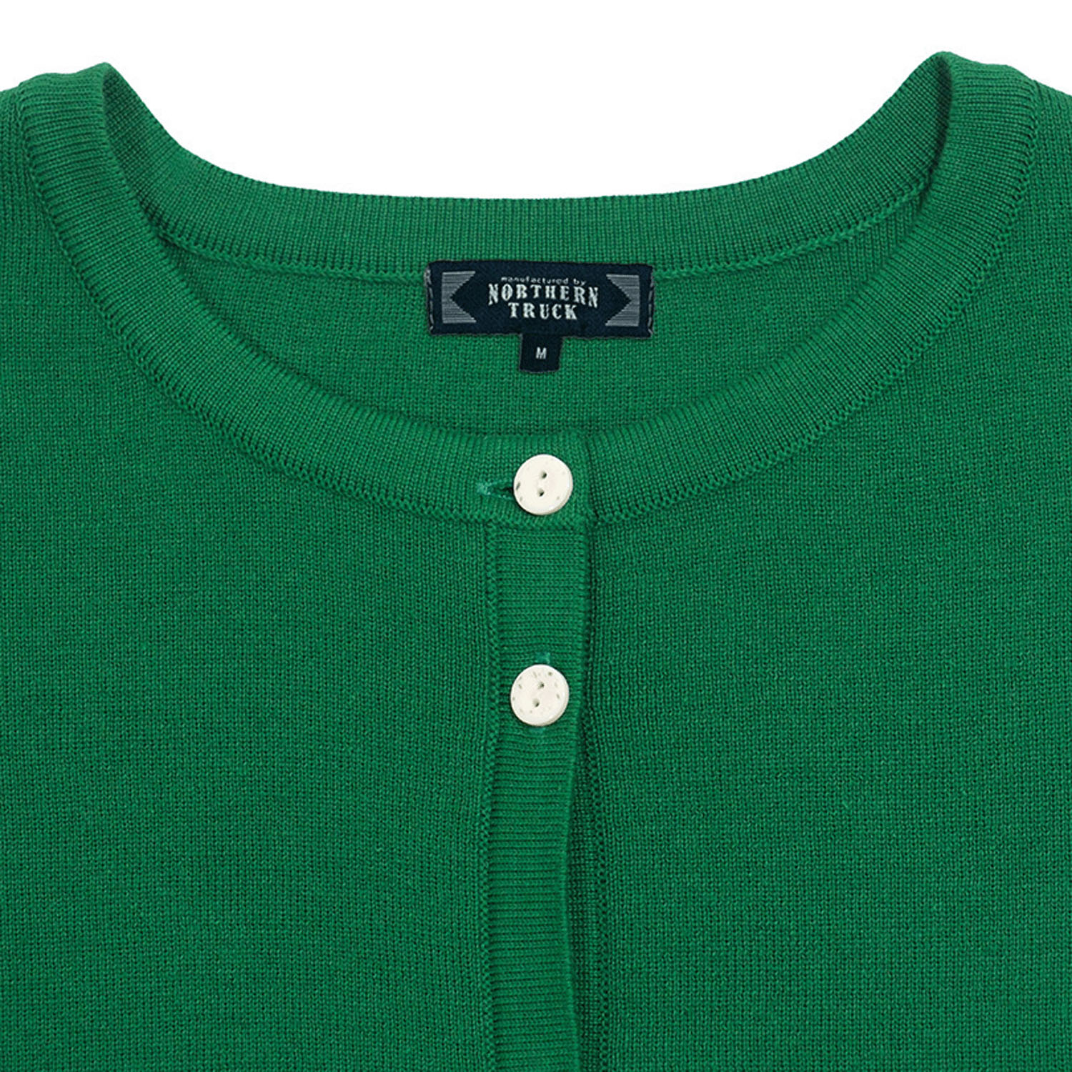 Northern Truck 異素材スリーブニットカーディガン - 画像5