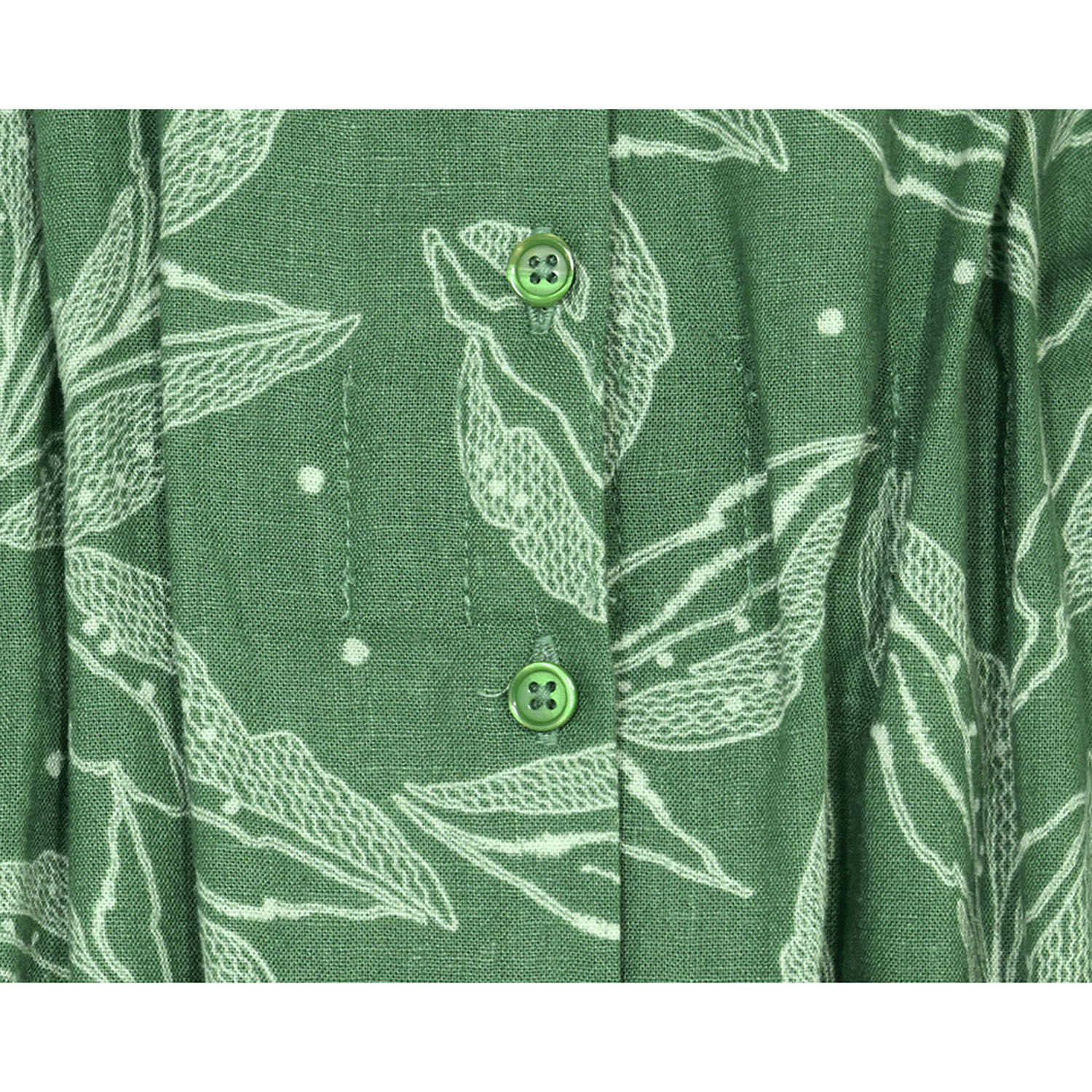 LILASIC リーフプリントタックゴム 2WAYワンピース - 画像12