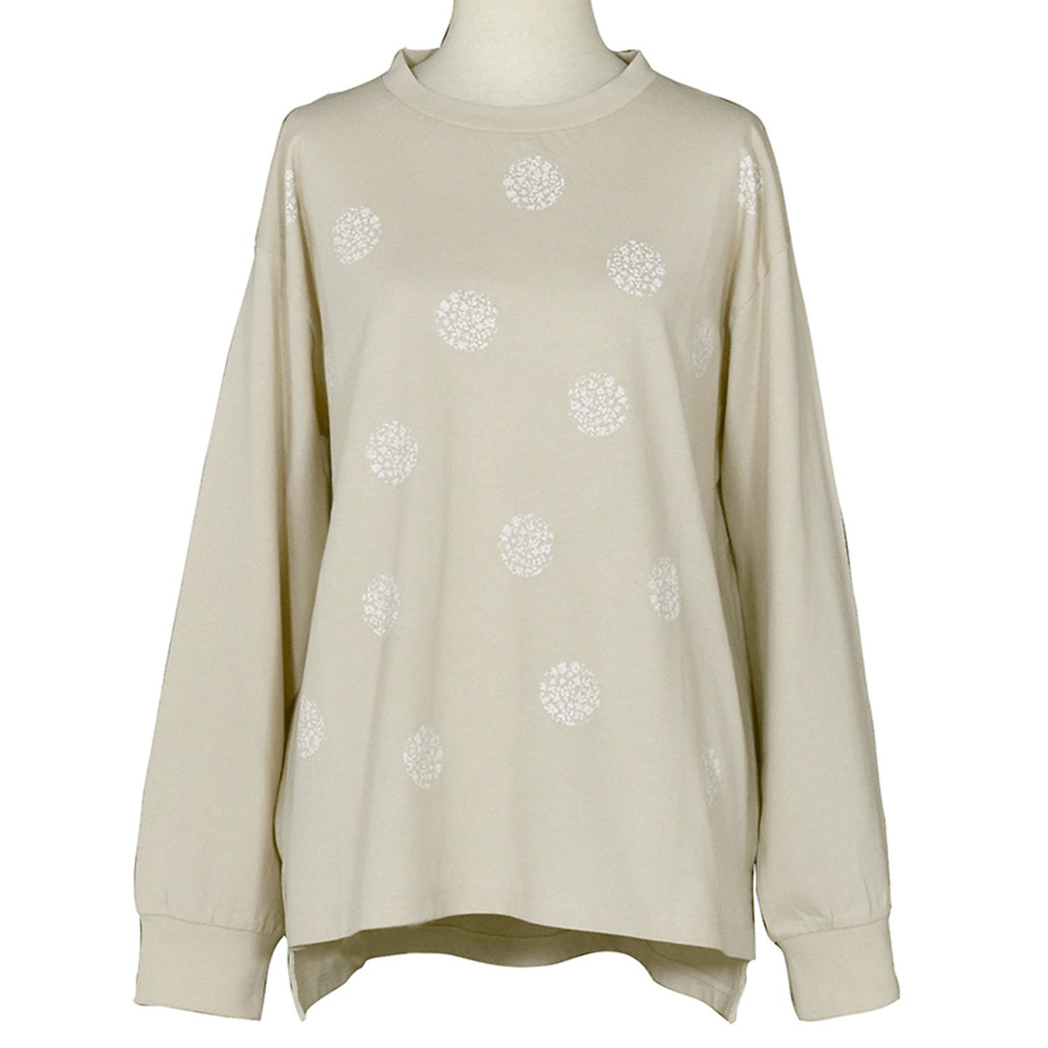 LILASIC フラワードットプルオーバー - 画像2