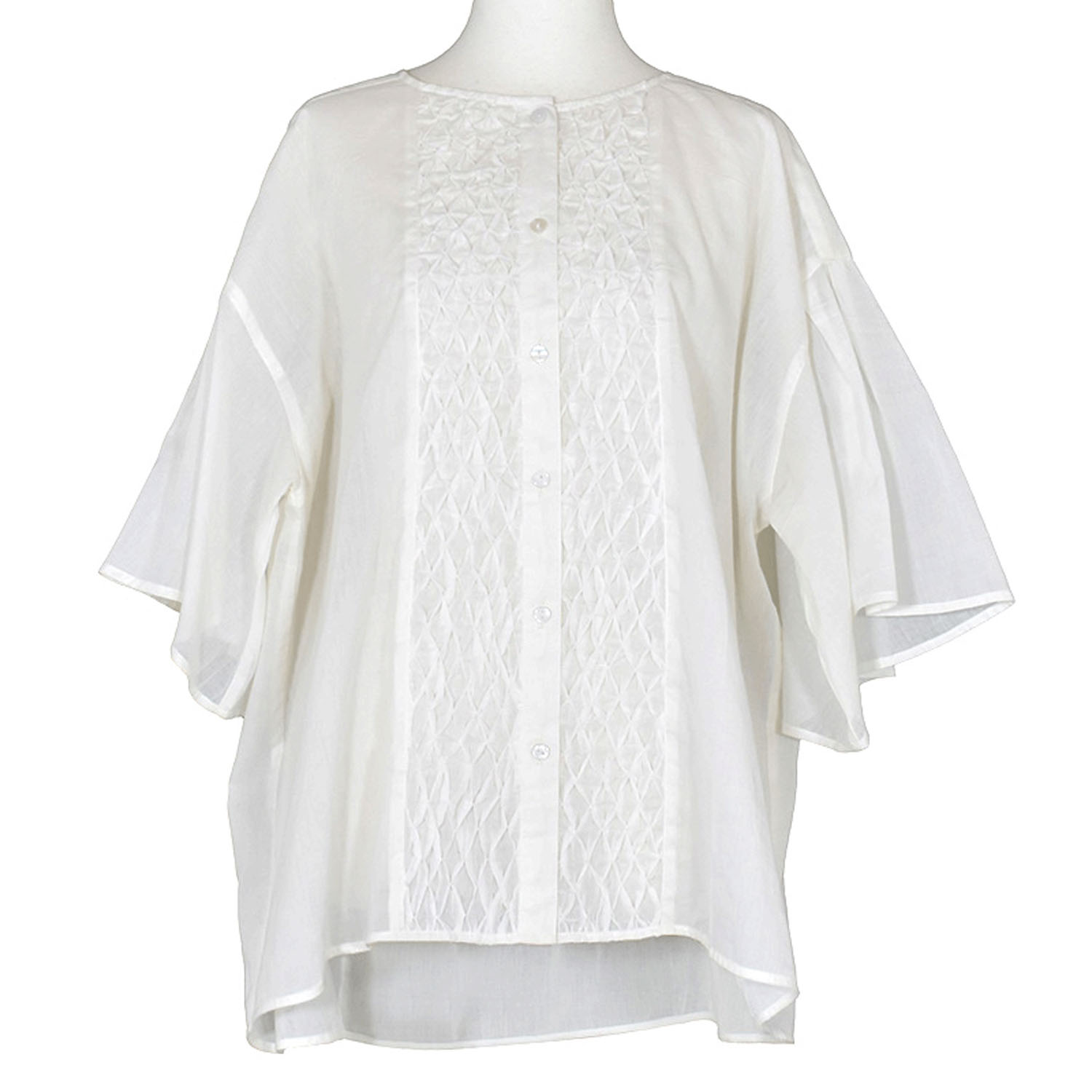 LILASICハンドスモッキングブラウス - 画像2