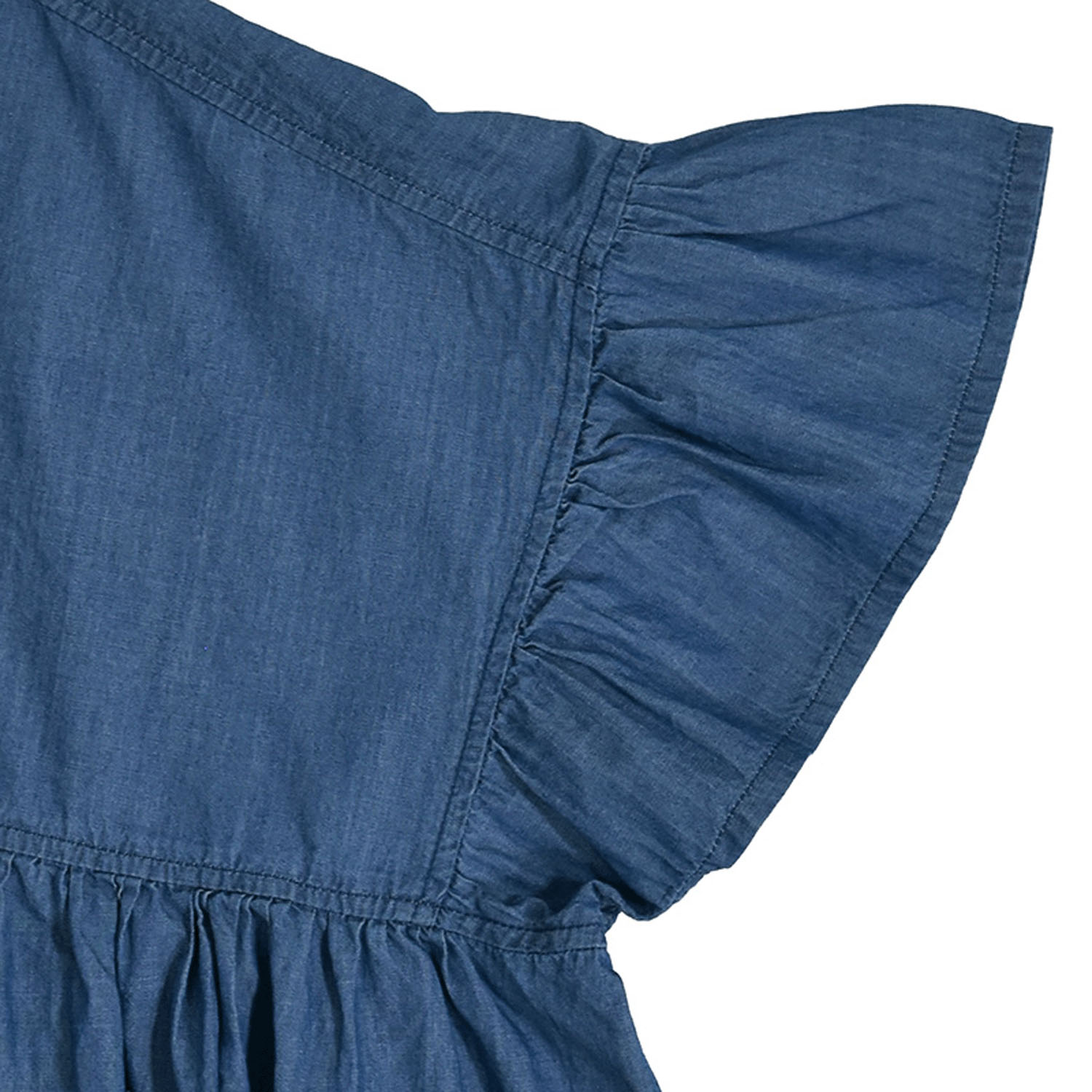 【4月中旬頃入荷予定】LILASIC エアリーデニムギャザーブラウス - 画像8