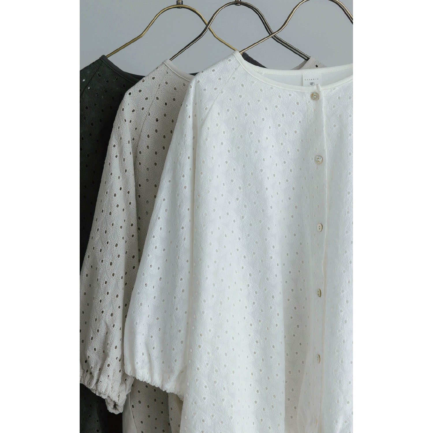 【4月中旬頃入荷予定】LILASIC エンブロイダリーカーディガン - 画像2