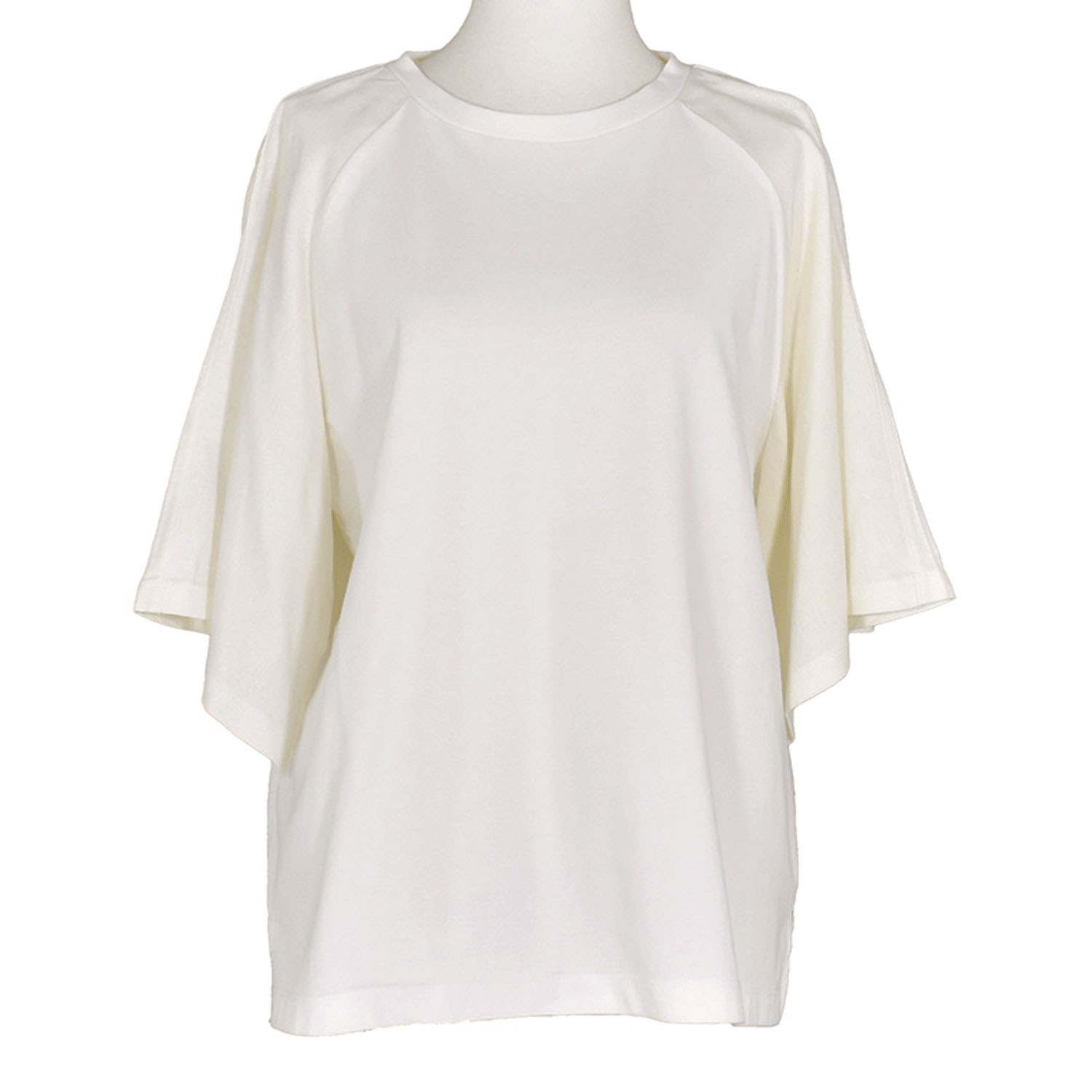 LILASIC 布帛コンビフレアスリーブTシャツ - 画像4