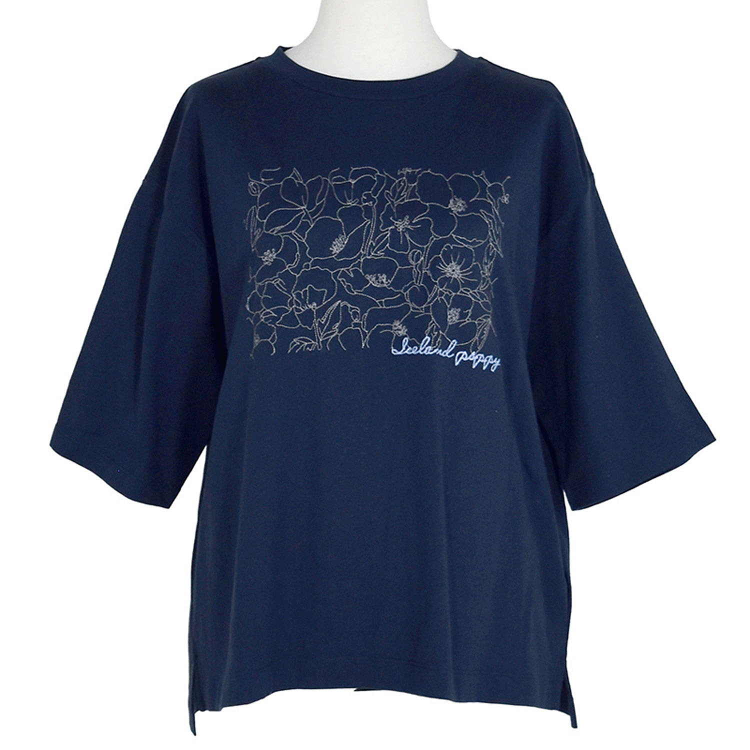 【4月中旬頃入荷予定】LILASIC フラワーエンブロイダリーTシャツ - 画像8