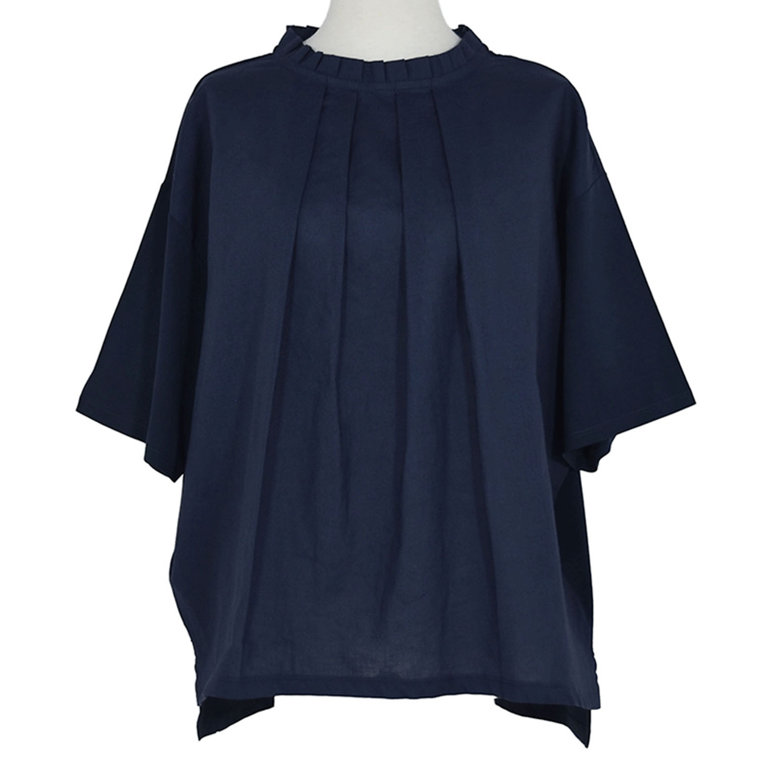 【4月中旬頃入荷予定】LILASIC シルケット天竺フリルカラーTシャツ - 画像19