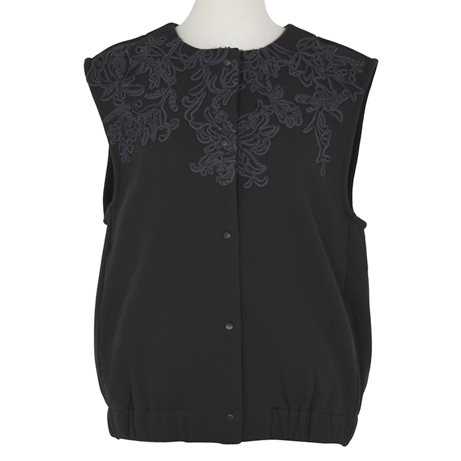 LILASIC エンブロイダリーカノコ裏起毛ジレ - 画像13