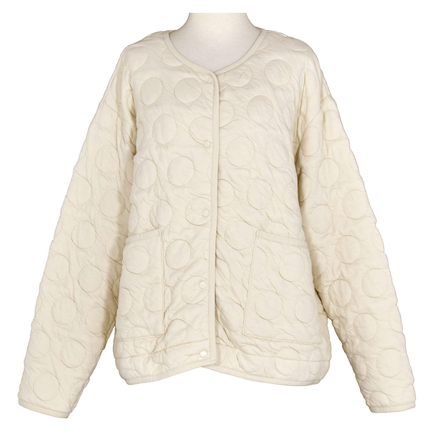 LILASIC フクレドットカーディガン - 画像4