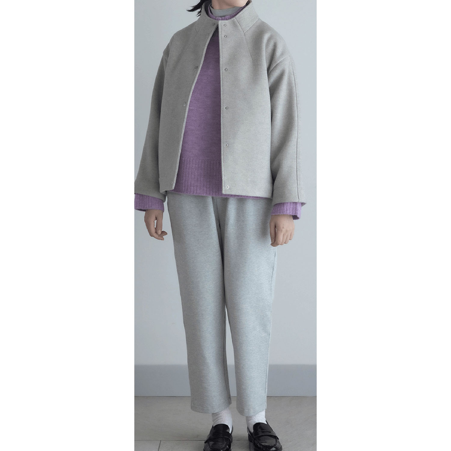 LILASIC MIXメランジニットプルオーバー - 画像8