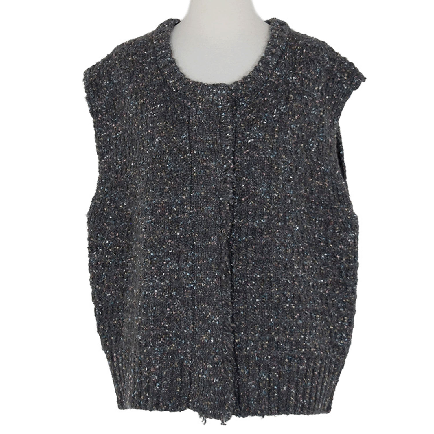 LILASIC カラーネップニットベスト - 画像7