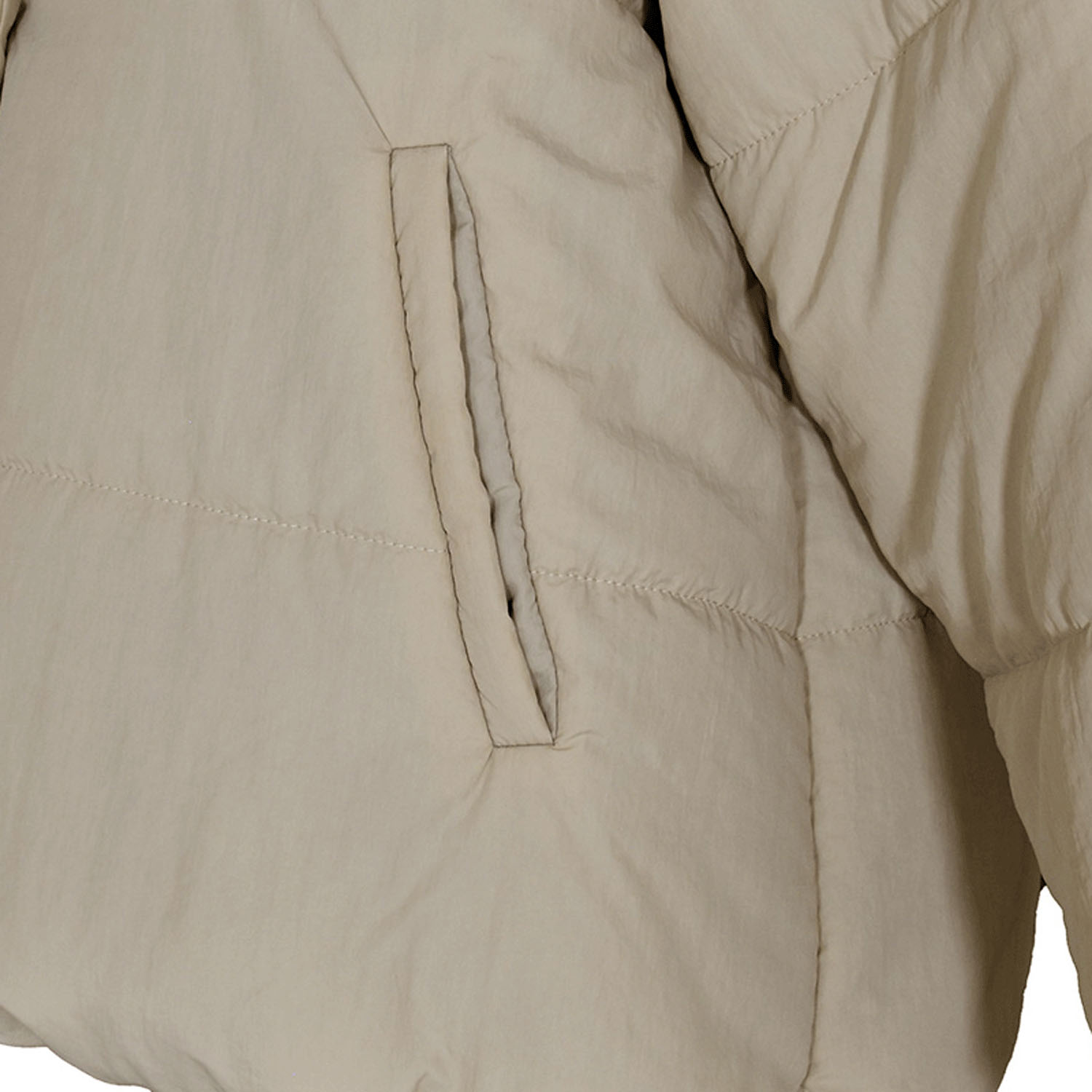 LILASIC ノーカラー中綿コート - 画像8