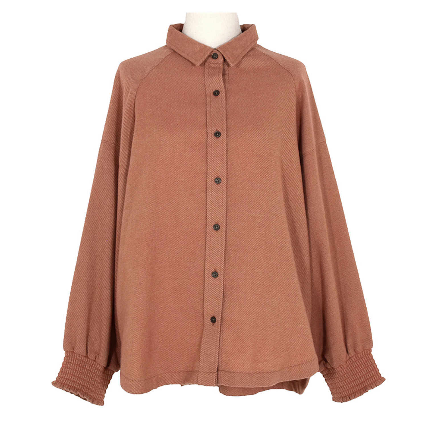 LILASIC ギャザーカフスブラウス - 画像6