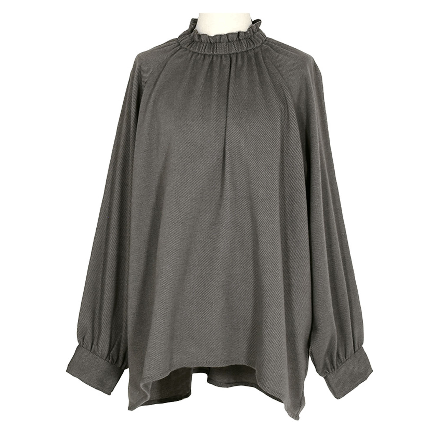 LILASIC ギャザー カラーフリルプルオーバー - 画像2