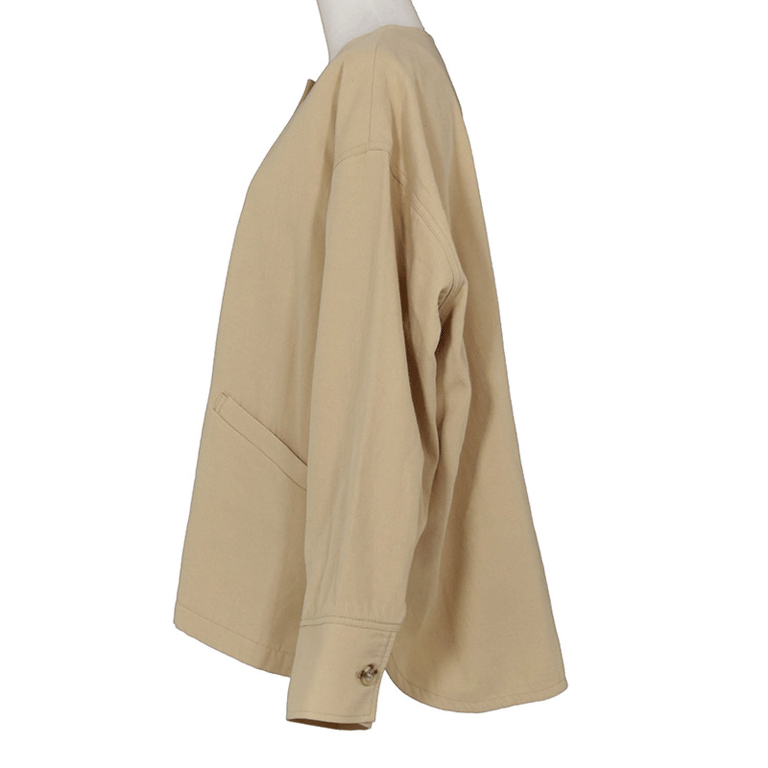 【2月中旬頃入荷予定】LILASIC スラブツイルノーカラーコート - 画像10