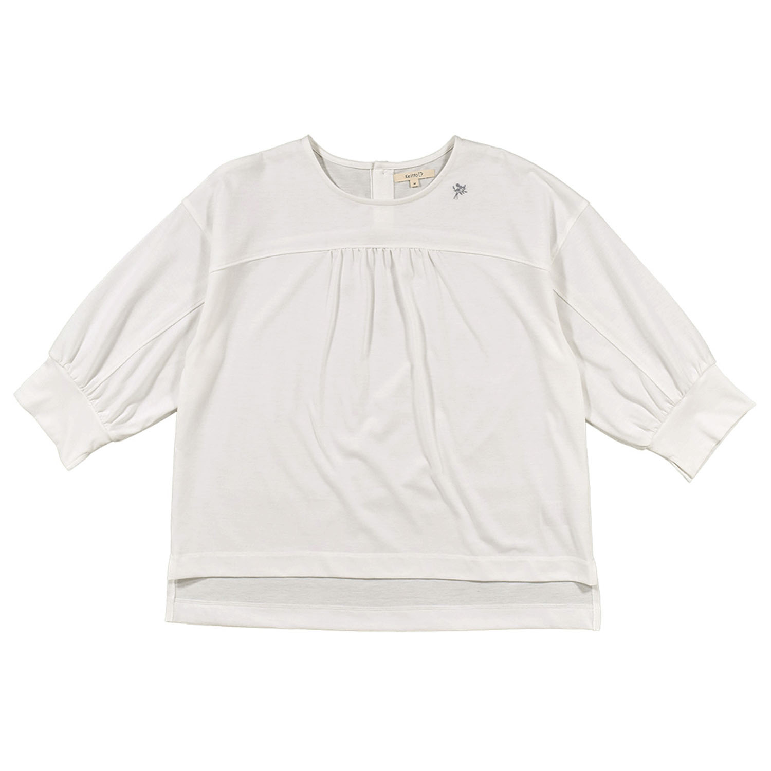 Keitto 花束刺繍入りカットプルオーバー - 画像3