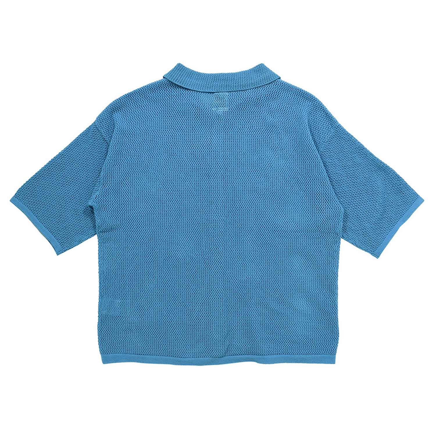 Keitto襟付きメッシュカーディガン - 画像7