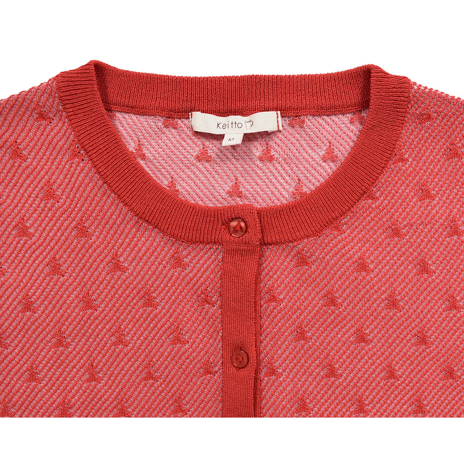 Keitto キャンプボタン付きシアーカーディガン - 画像6