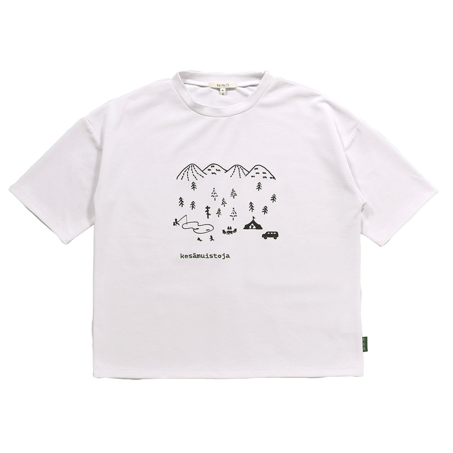 Keitto アウトドアの想い出Tシャツ - 画像3