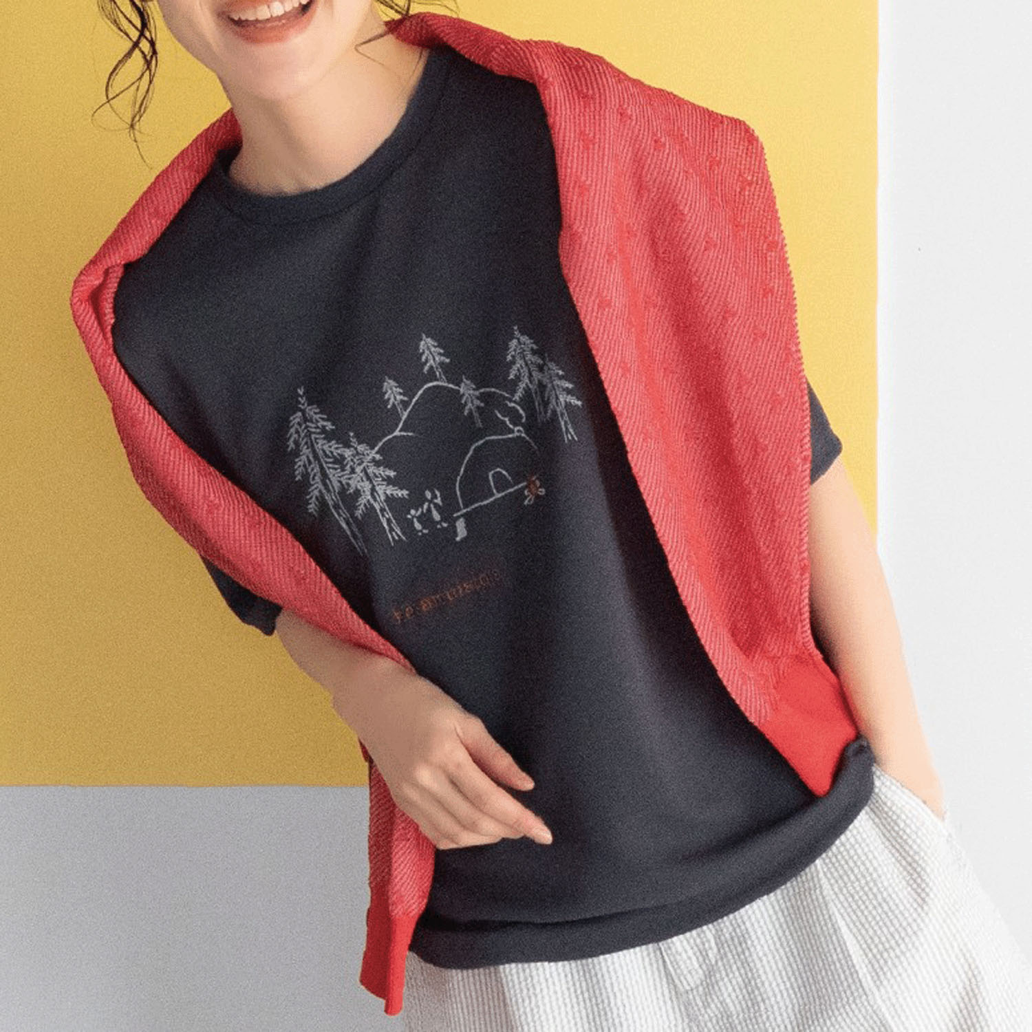 Keitto アウトドアの想い出Tシャツ