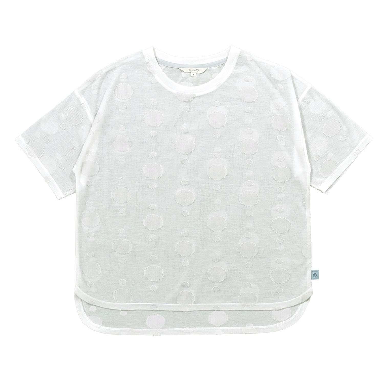 Keitto 雨粒ドット柄カットプルオーバー - 画像4