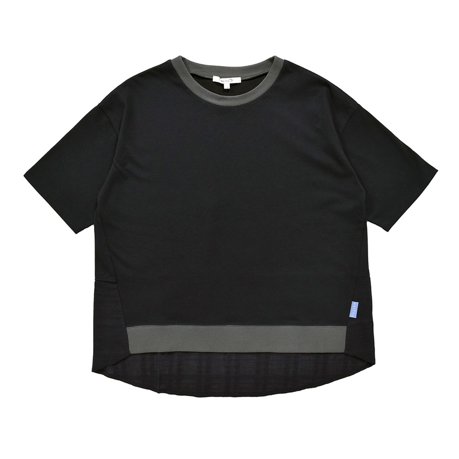 Keitto 裾布帛切り替えプルオーバー - 画像2