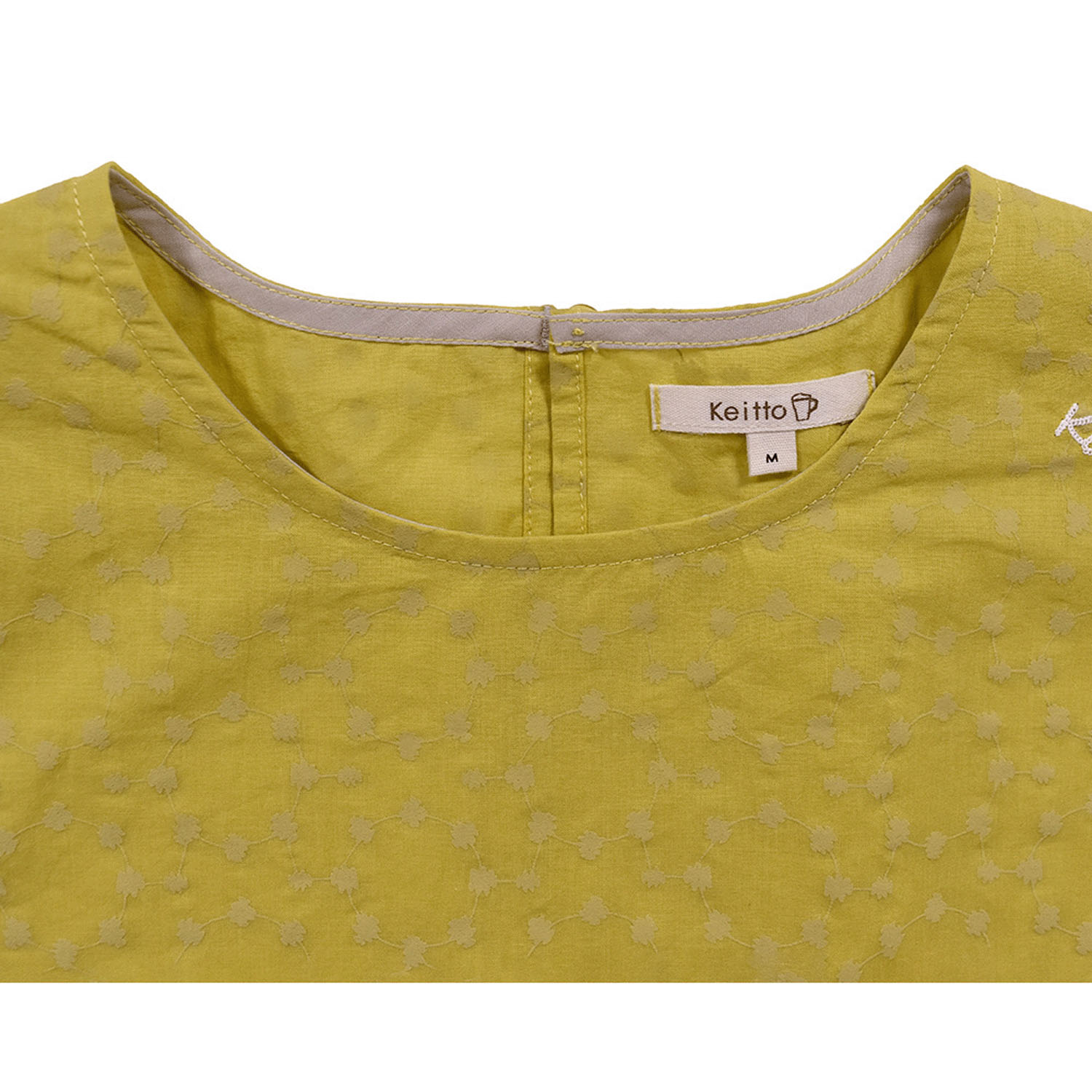 Keitto 刺繍風ドット柄プリントプルオーバー - 画像7