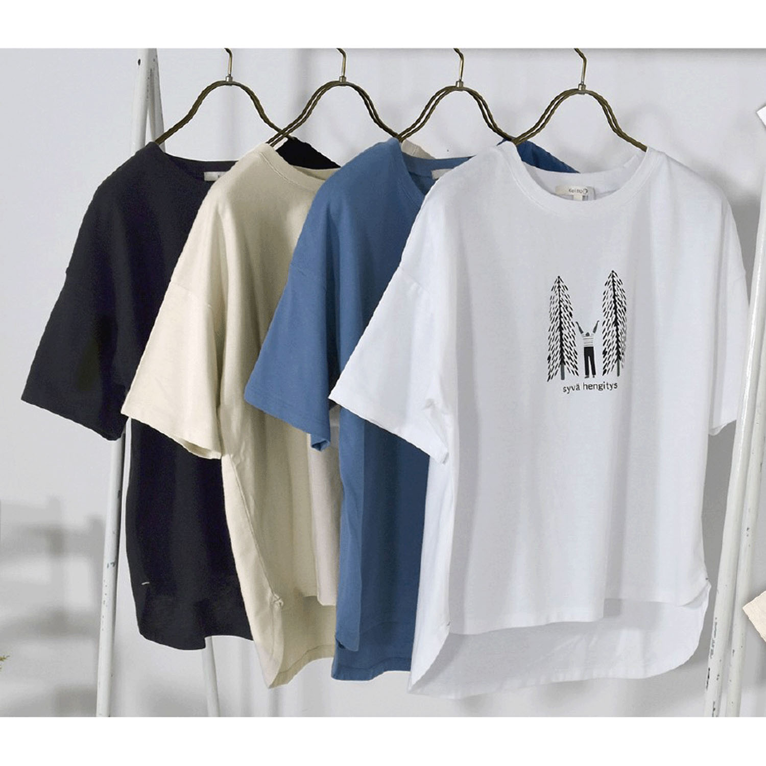 Keitto 森林深呼吸プリントTシャツ - 画像1