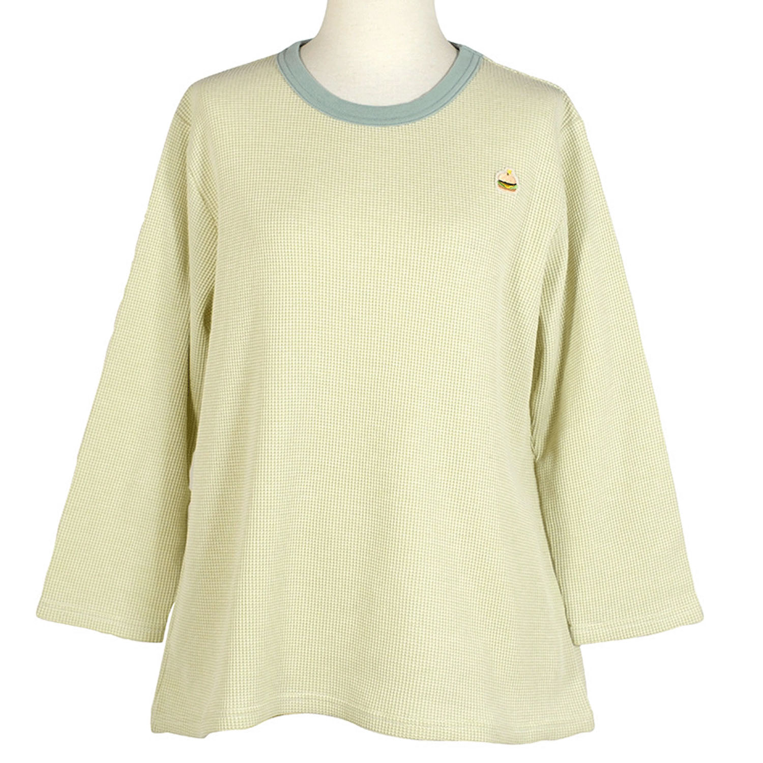 Keitto 配色ワッフル＆ボーダーリンガープルオーバー - 画像14