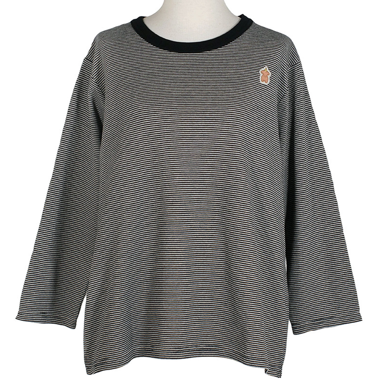 Keitto 配色ワッフル＆ボーダーリンガープルオーバー - 画像6