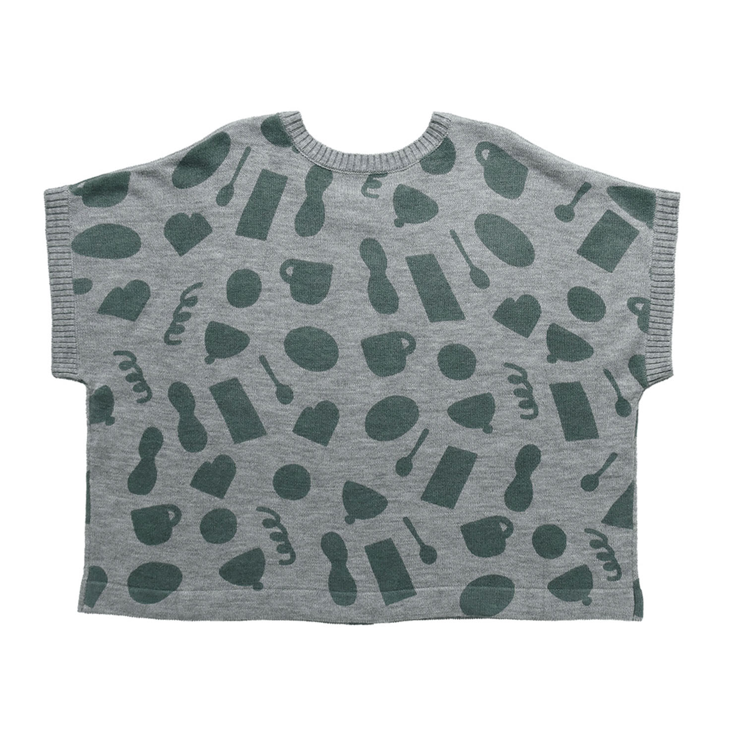 Keitto リュッケなひととき柄プリントベスト - 画像3