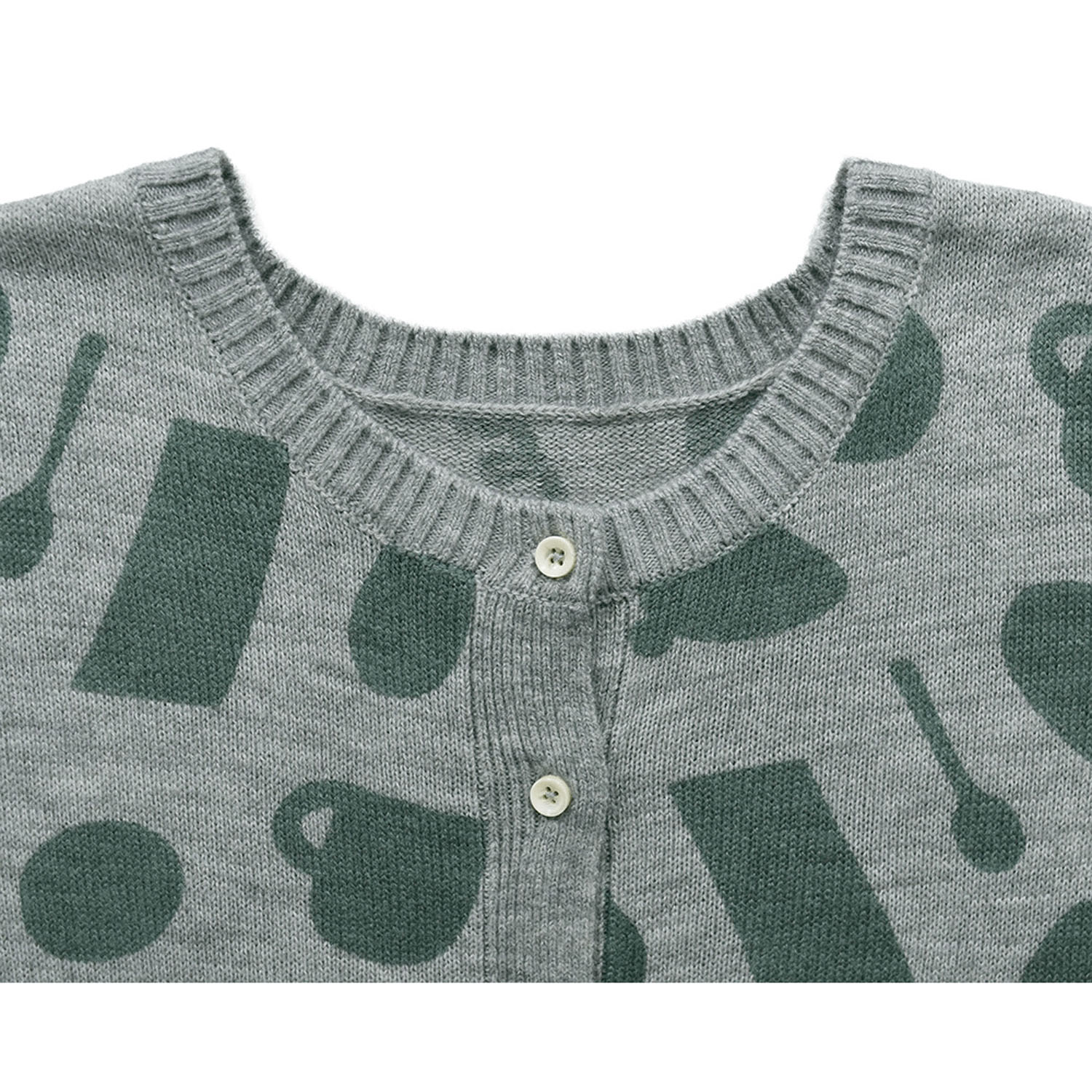 Keitto リュッケなひととき柄プリントベスト - 画像4