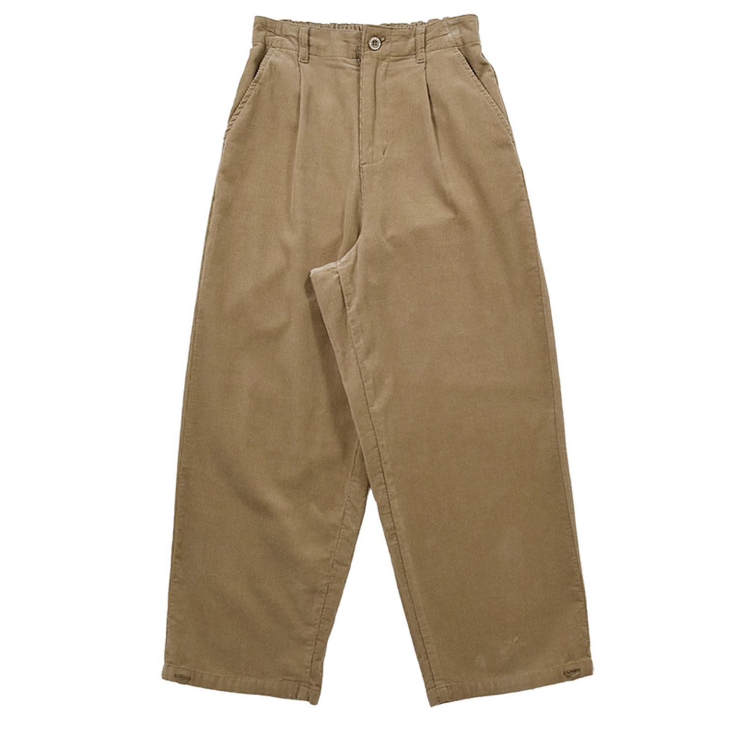 Keitto 刺し子風刺繍入りストレートパンツ - 画像3