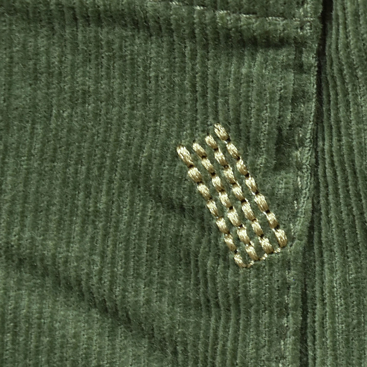 Keitto 刺し子風刺繍入りストレートパンツ - 画像6