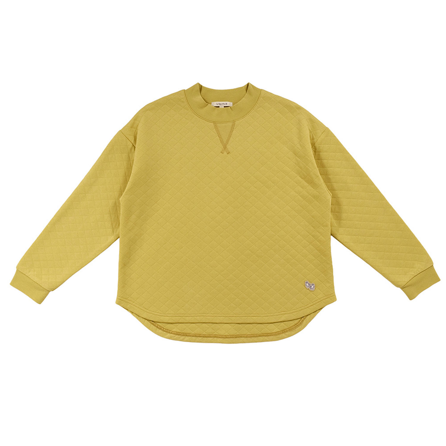 Keitto ぽかぽかワッペン付きニットキルトプルオーバー - 画像6