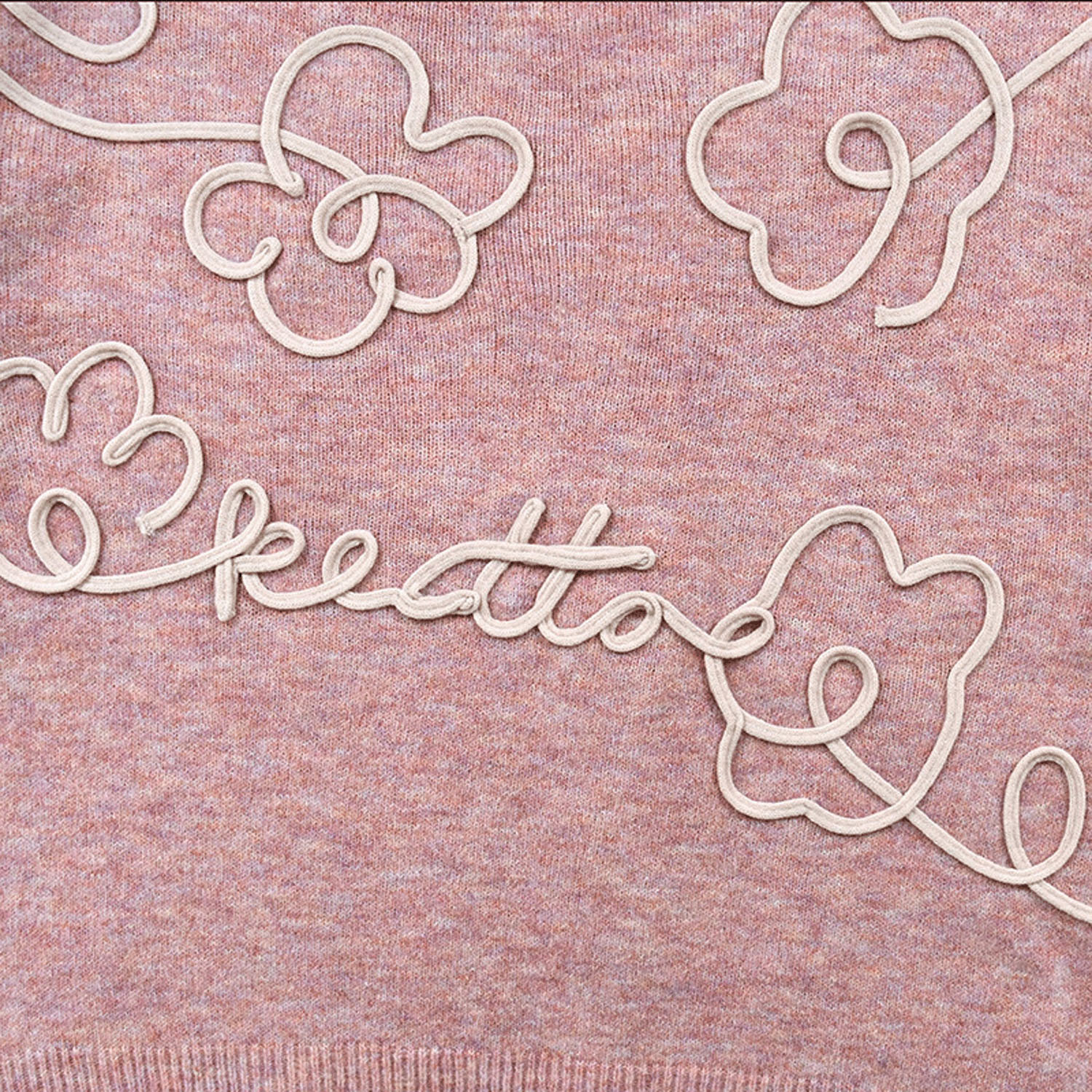 Keitto つながるお花のコード刺繍ニットプルオーバー - 画像9