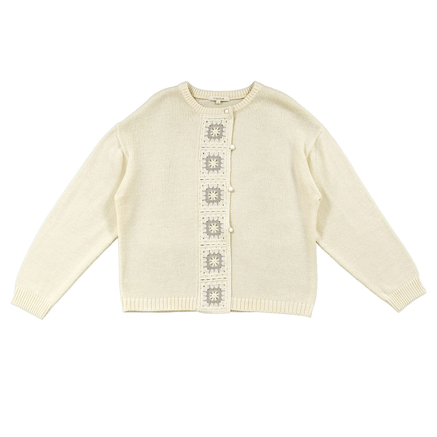 Keitto かぎ針モチーフ付きカーディガン - 画像8