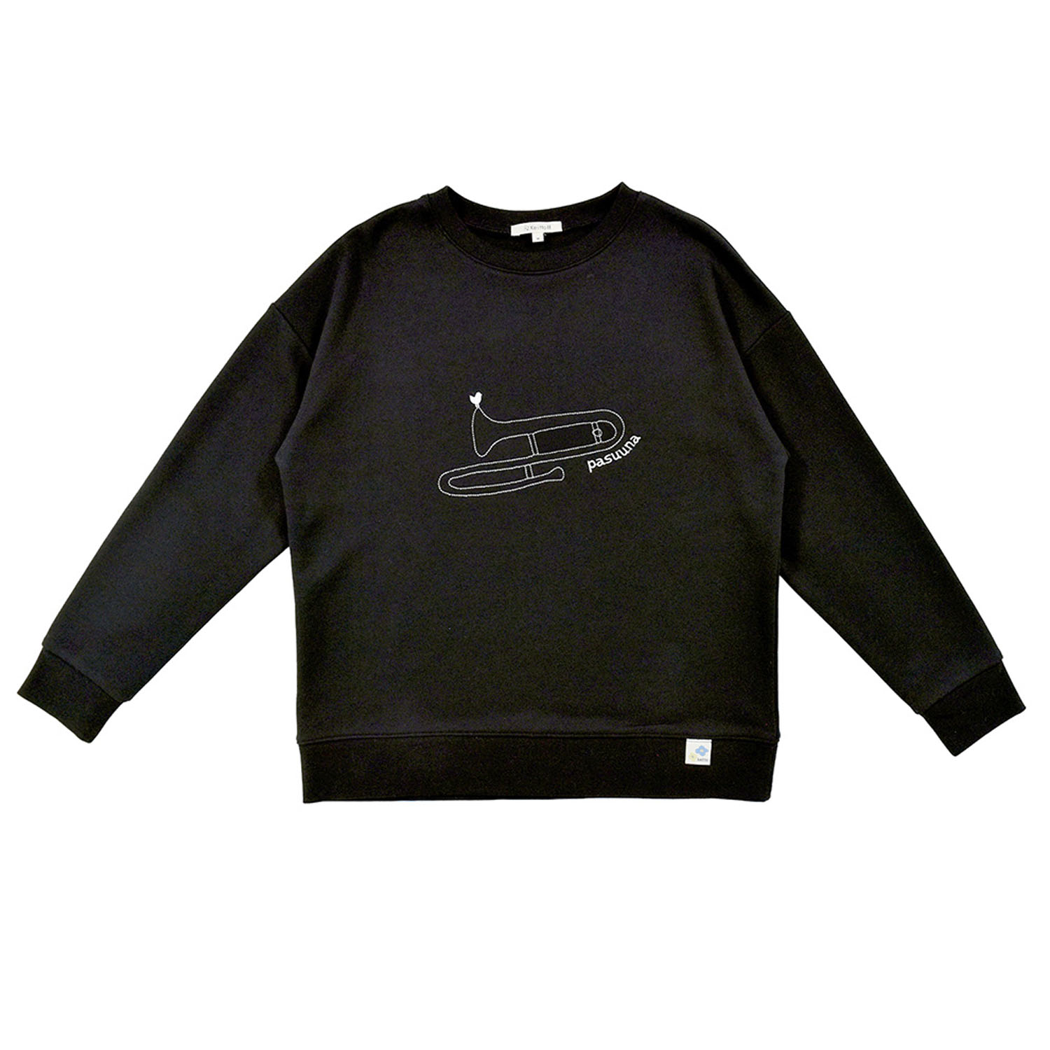 Keitto 楽器＆介助犬刺繍スウェットプルオーバー - 画像2