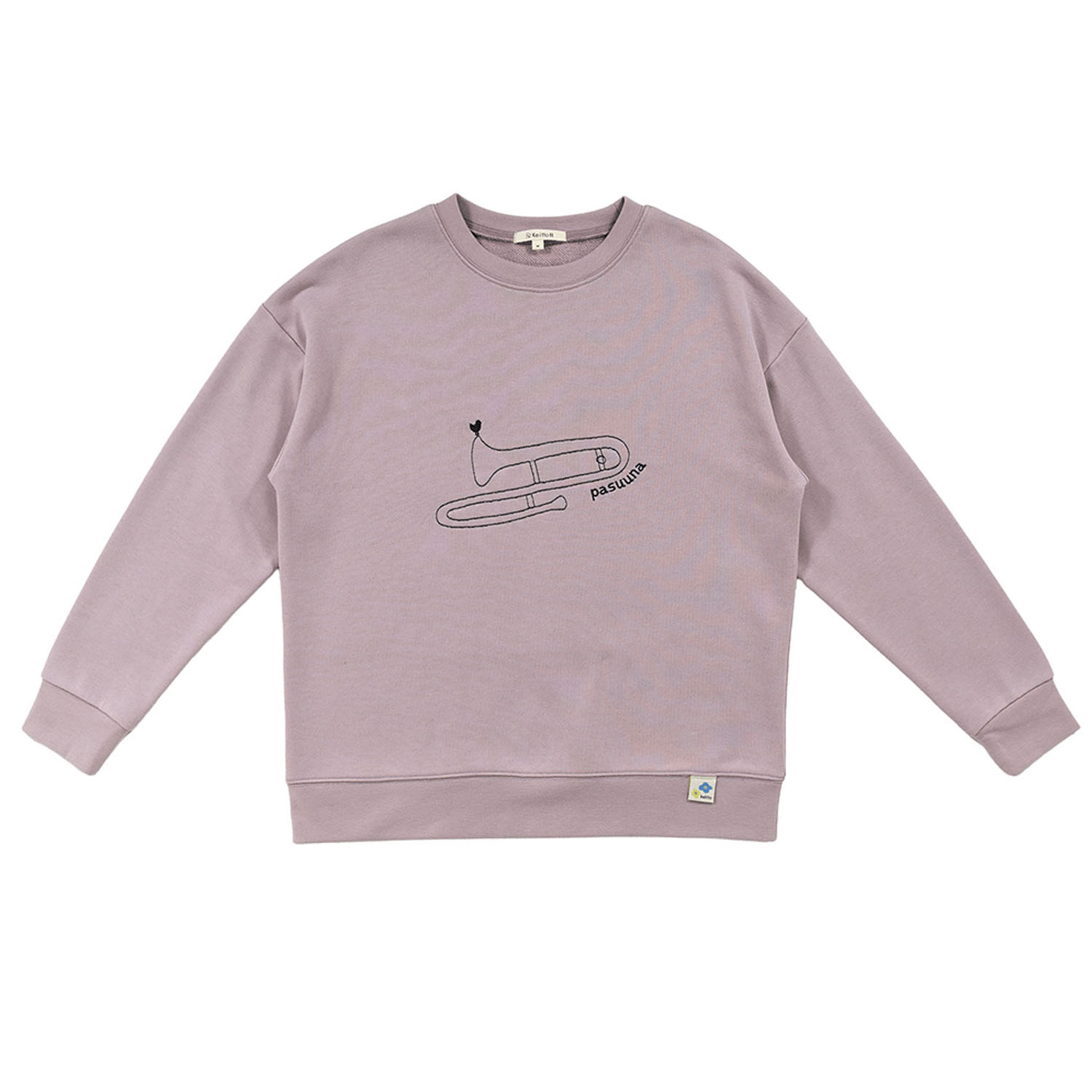 Keitto 楽器＆介助犬刺繍スウェットプルオーバー - 画像5