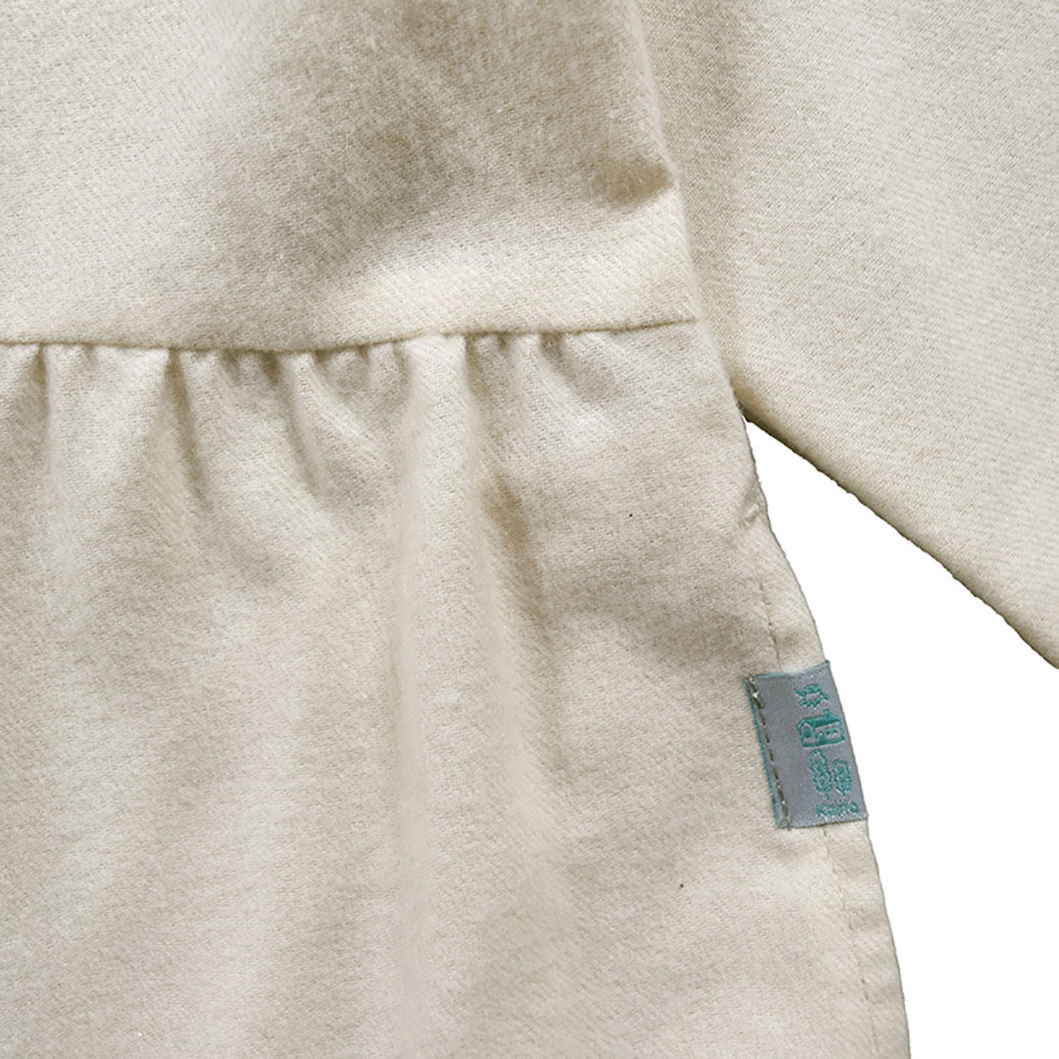 Keitto 森の庭カフェモチーフ付き切り替えシャツワンピース - 画像7