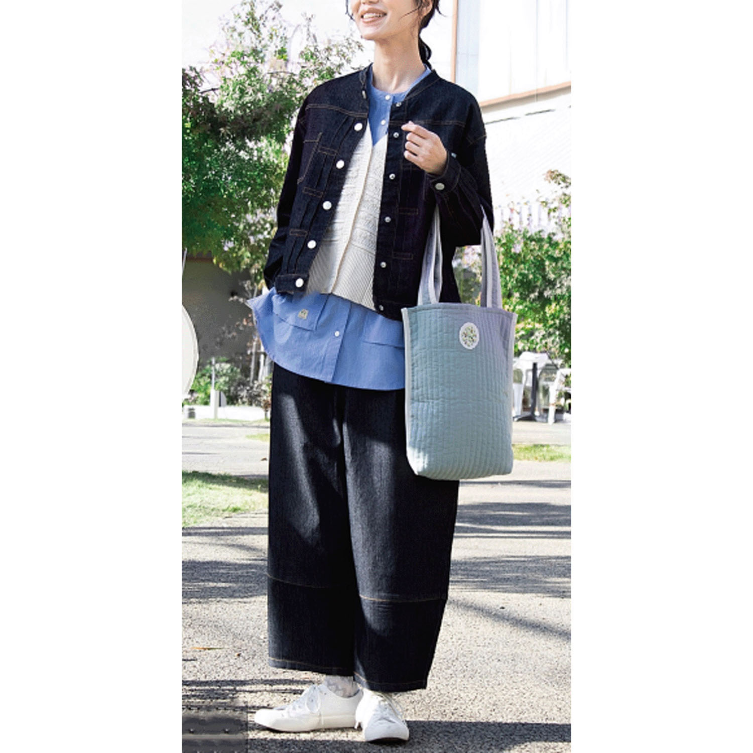 Keittoセットアップコクーンデニムパンツ