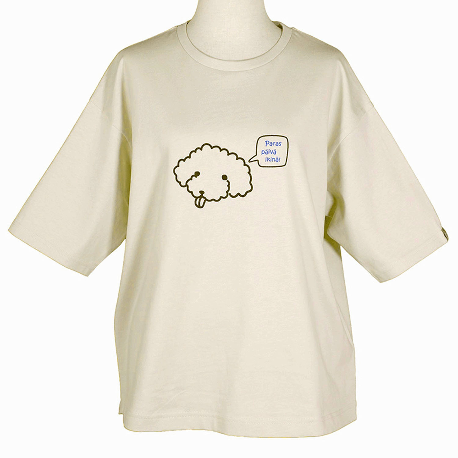 【4月中旬頃入荷予定】Keitto ドッグプリントTシャツ - 画像2