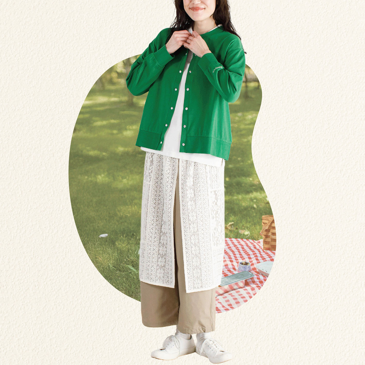 Keitto ドットボタンカーディガン - 画像5