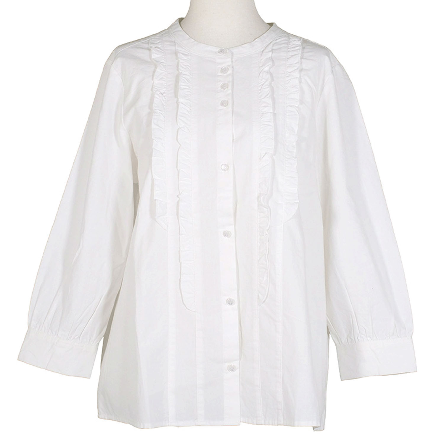 【4月中旬頃入荷予定】Keitto フリル付きブラウス - 画像2