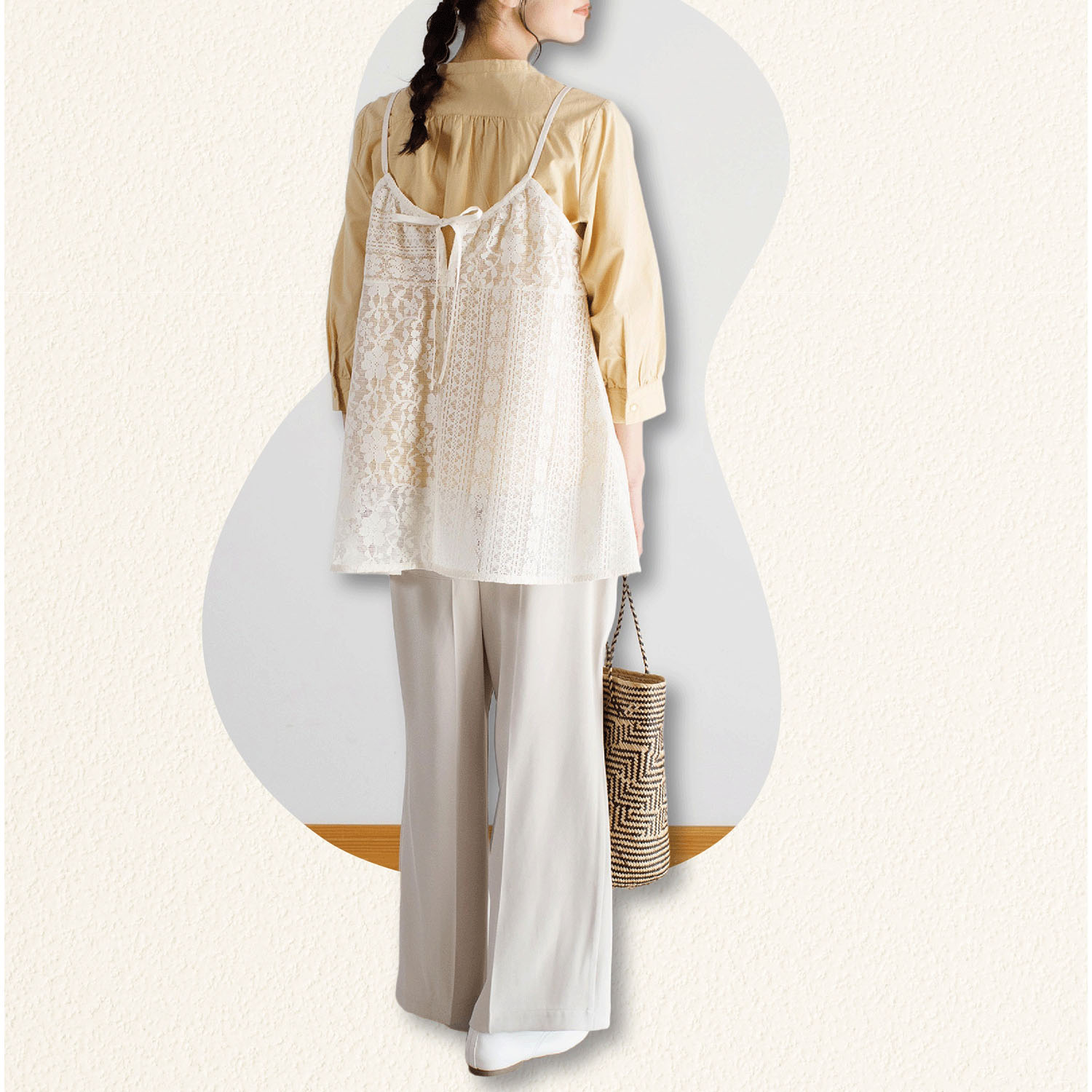 【4月中旬頃入荷予定】Keitto フリル付きブラウス - 画像7