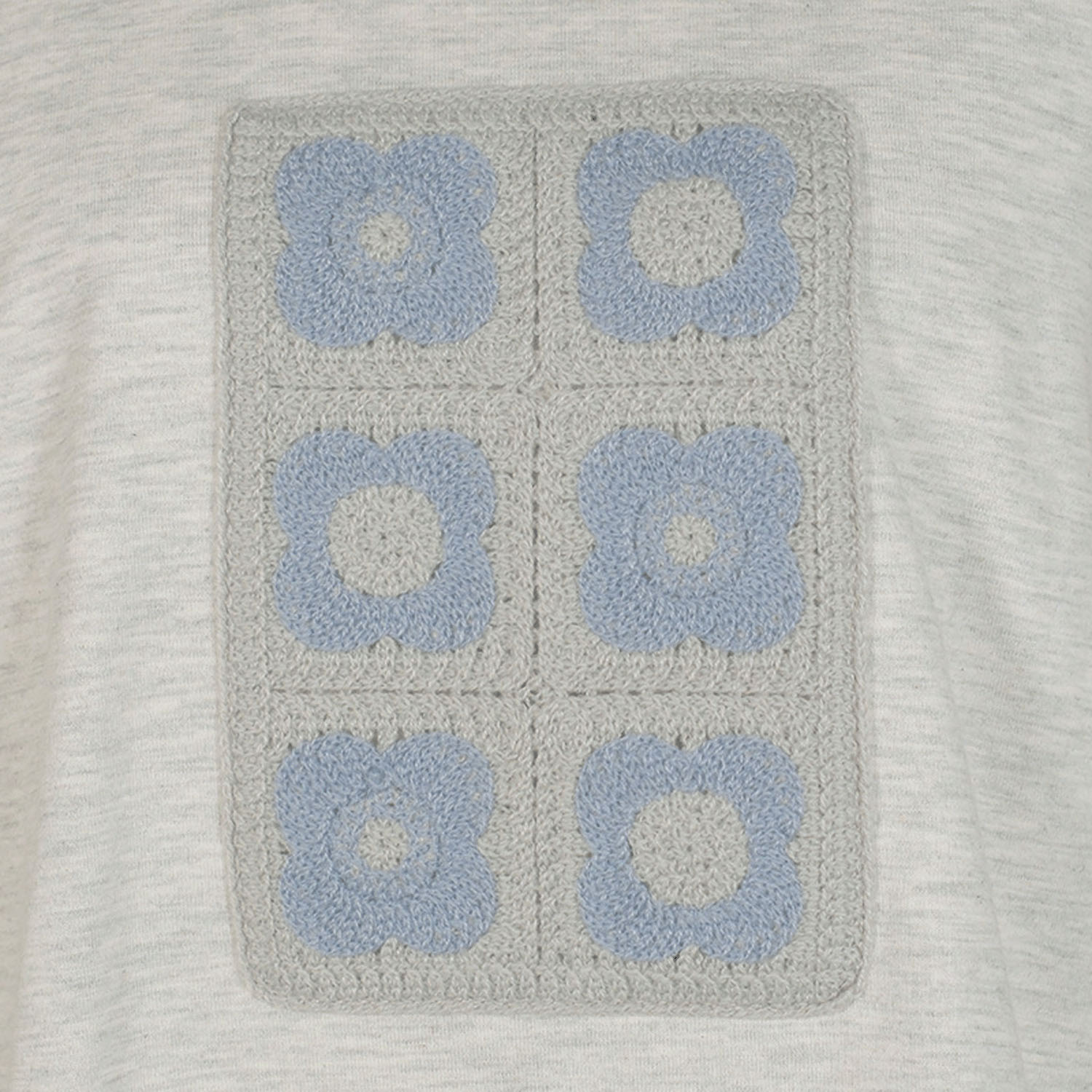 【4月中旬頃入荷予定】Keitto かぎ針モチーフTシャツ - 画像5