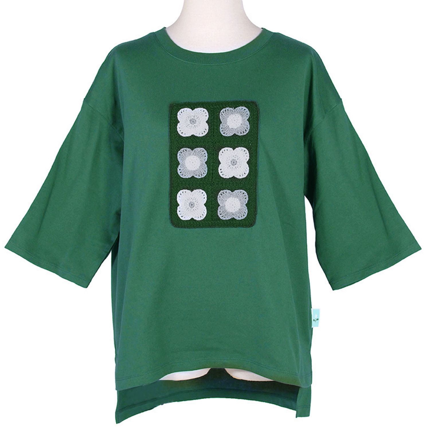 Keitto かぎ針モチーフTシャツ - 画像1