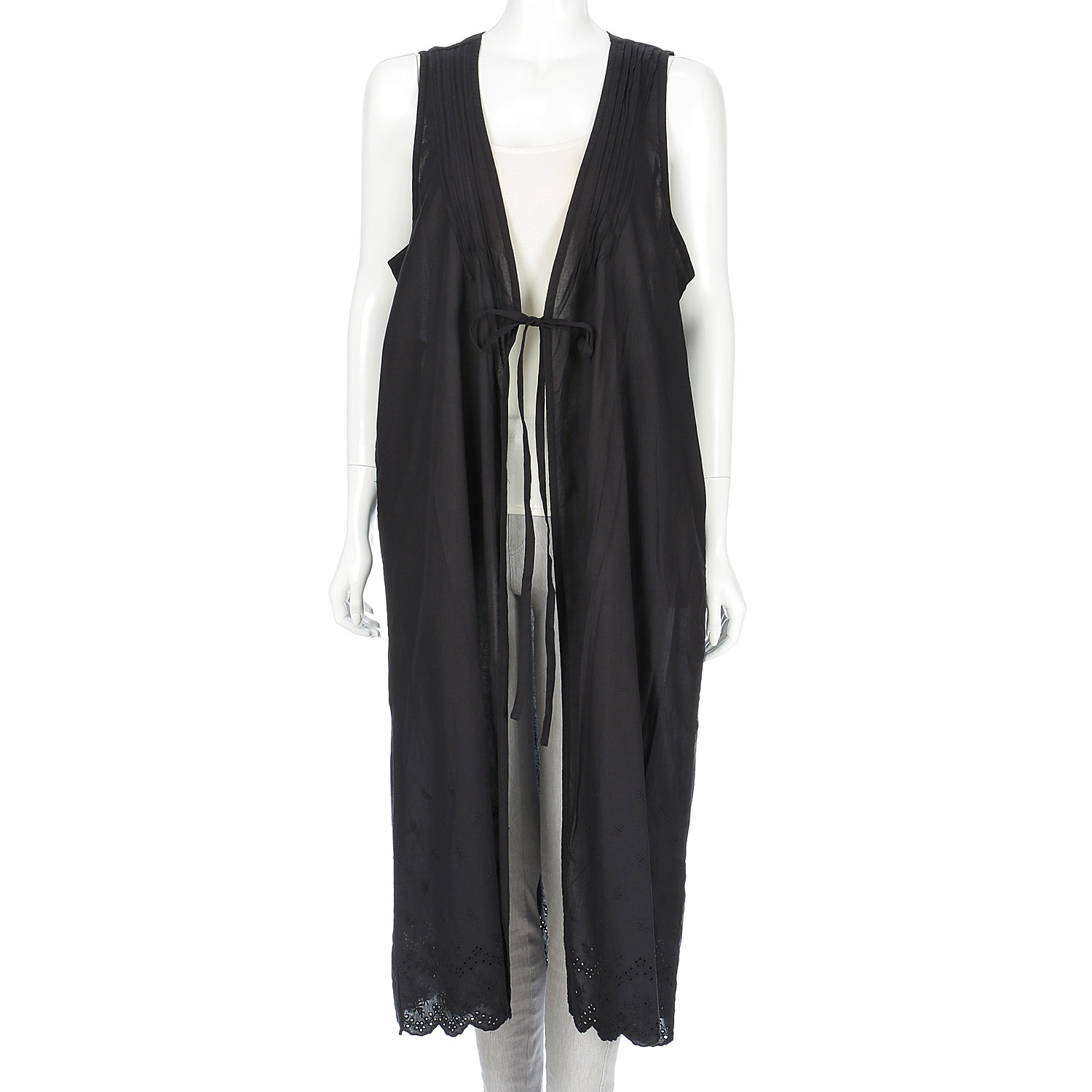 【Insta Live】ista－ire スカラップ刺繍ジレ - 画像2