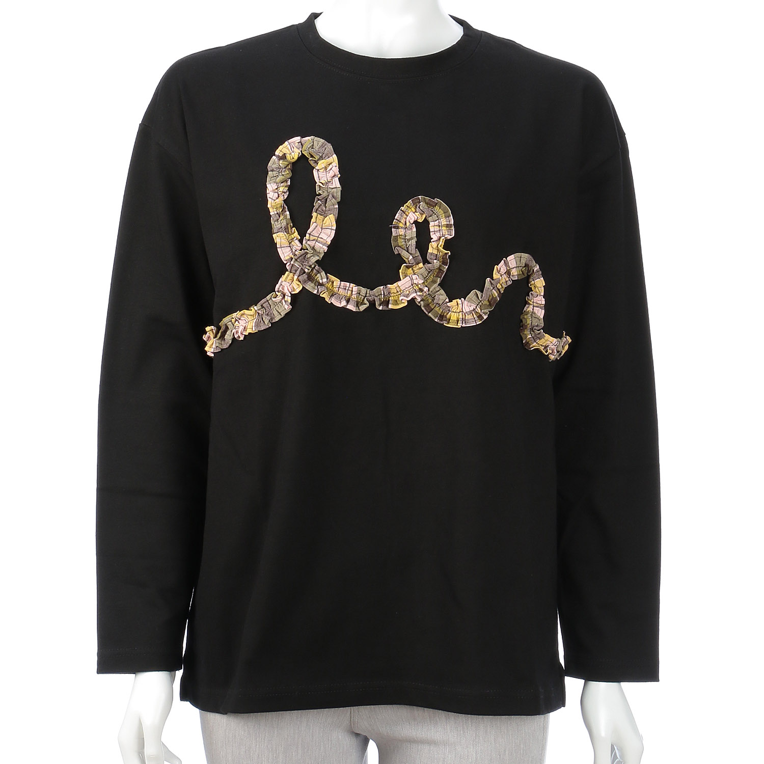 【Insta Live】ista－ire  チェックフリルロンTEE - 画像3