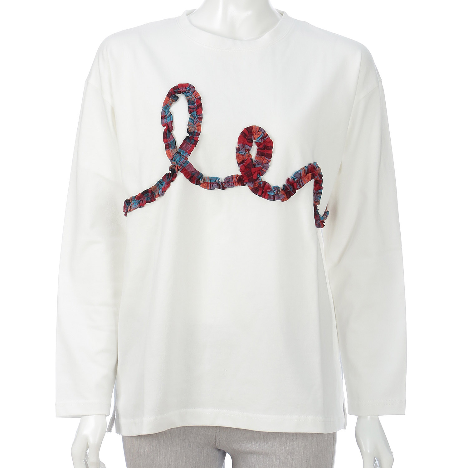 【Insta Live】ista－ire  チェックフリルロンTEE - 画像4