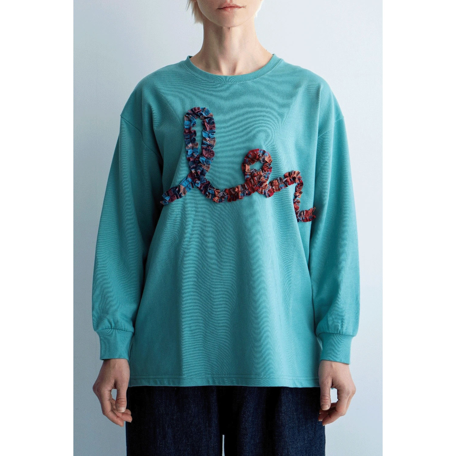 【Insta Live】ista－ire  チェックフリルロンTEE - 画像5